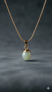 jade pearl pendent